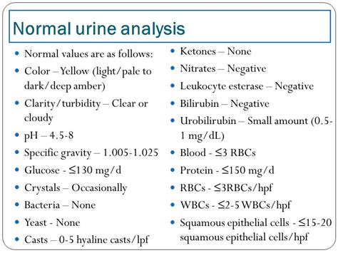 pus cells normal value|Urinalysis: Reference Range, Interpretation, Collection and Panels.